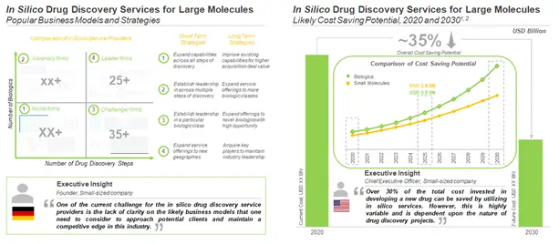 In Silico / Computer-Aided Drug Discovery Service Providers for Large Molecules