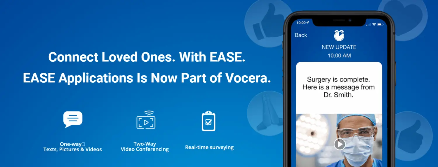 Vocera Acquires Secure Communications Platform EASE Applications