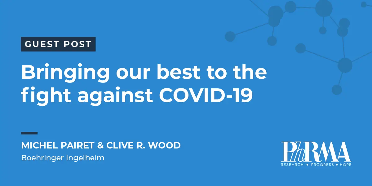 Guest Post: Bringing our best to the fight against COVID-19