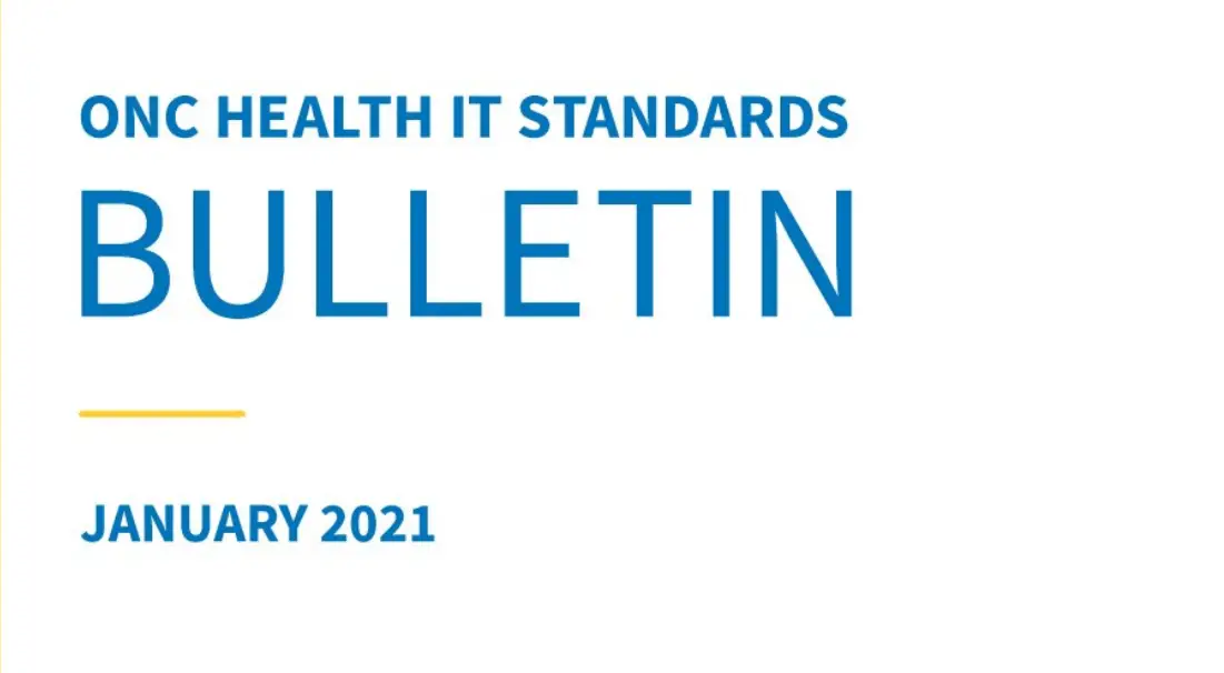 ONC Issues First Health IT Standards Bulletin Discussing USCDI & SVAP