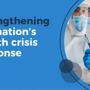 ICYMI: Report provides actional recommendations to strengthen America’s preparedness and future health crises response