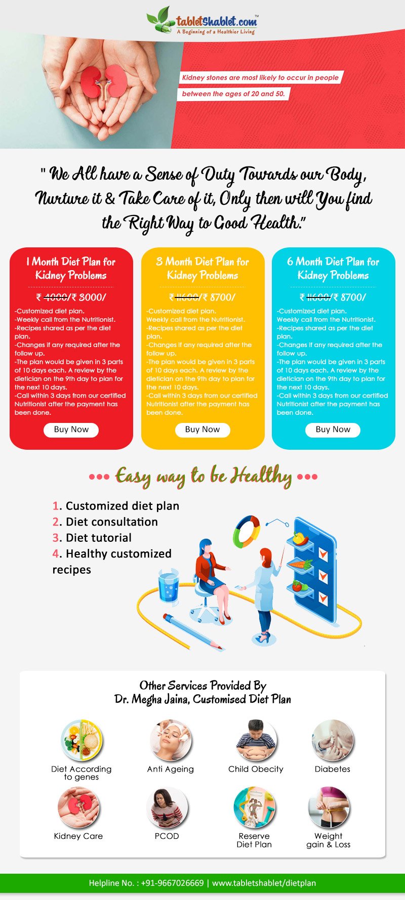 Diet Plan for Kidney Patient
