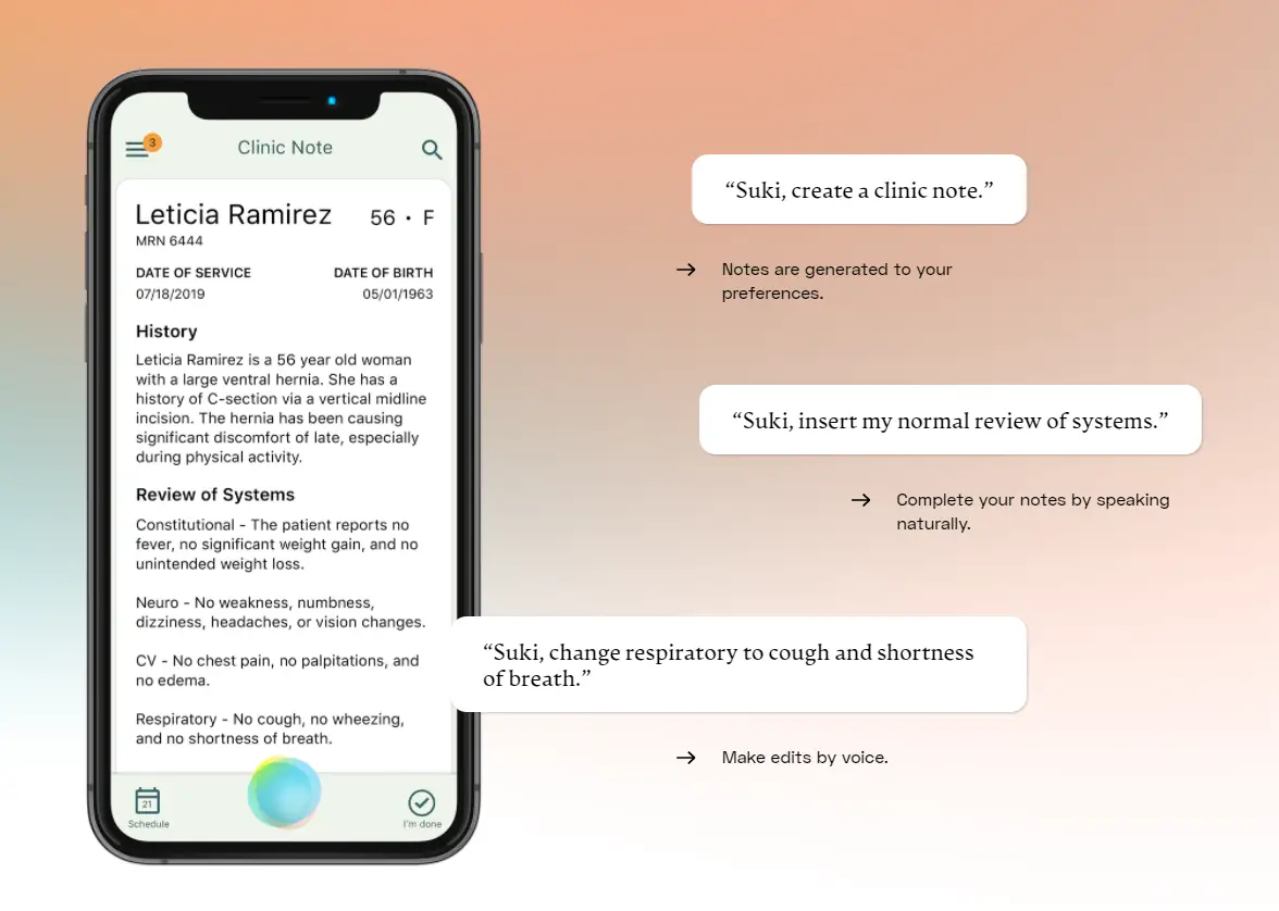 Suki Secures $55M for Voice-Enabled Clinical Assistants to Relive Physician Burnout