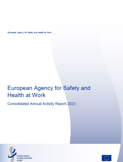 Cover of EU-OSHA's consolidated annual activity report 2023